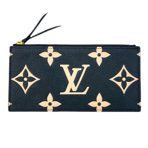 Authentic Louis Vuitton Felicie Zip Pouch Insert Monogram Empreinte Giant - Picture 1 of 11